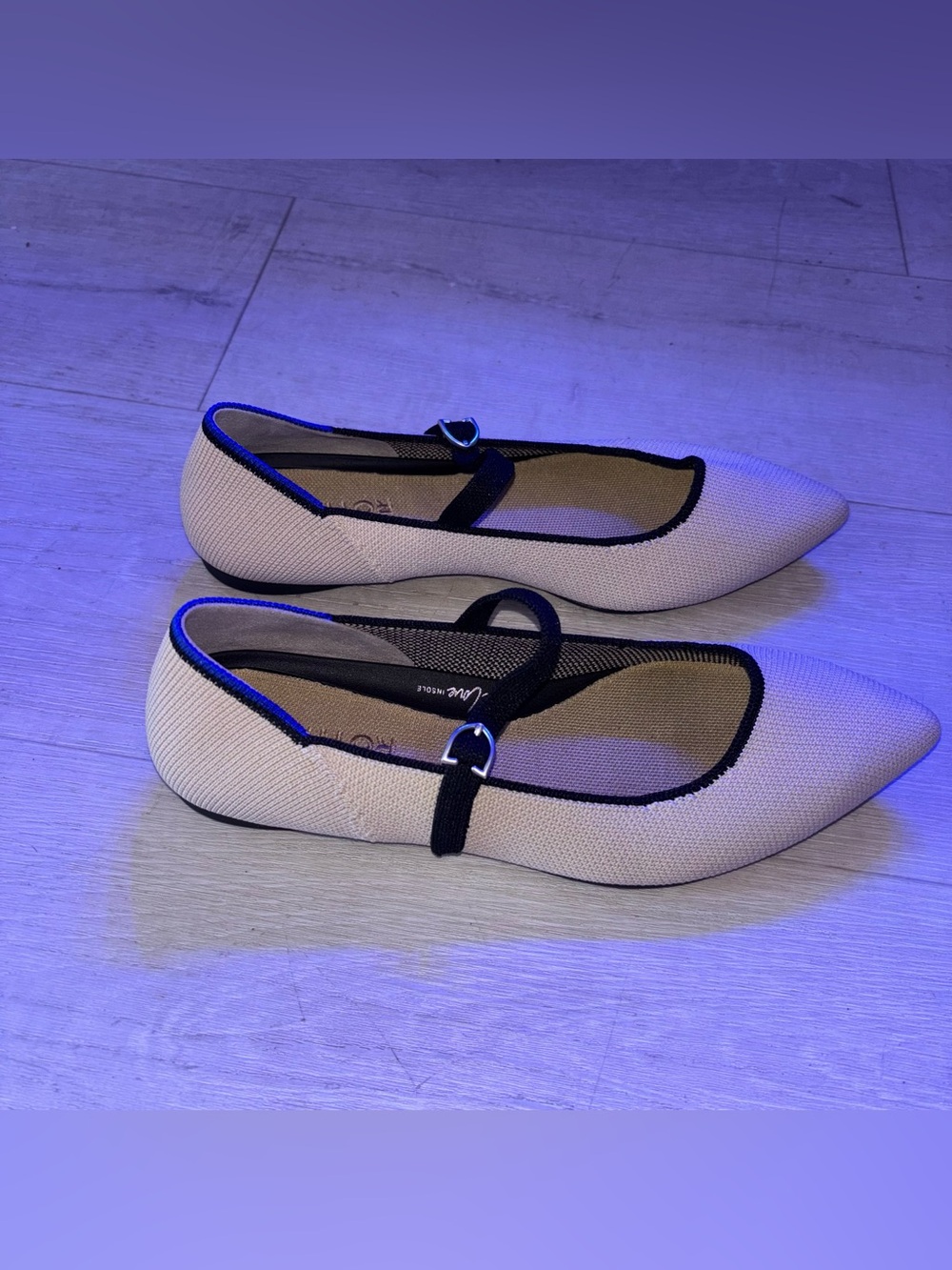 Rothy's Tan Mary Jane Flats 7.5 - Picture 3 of 7